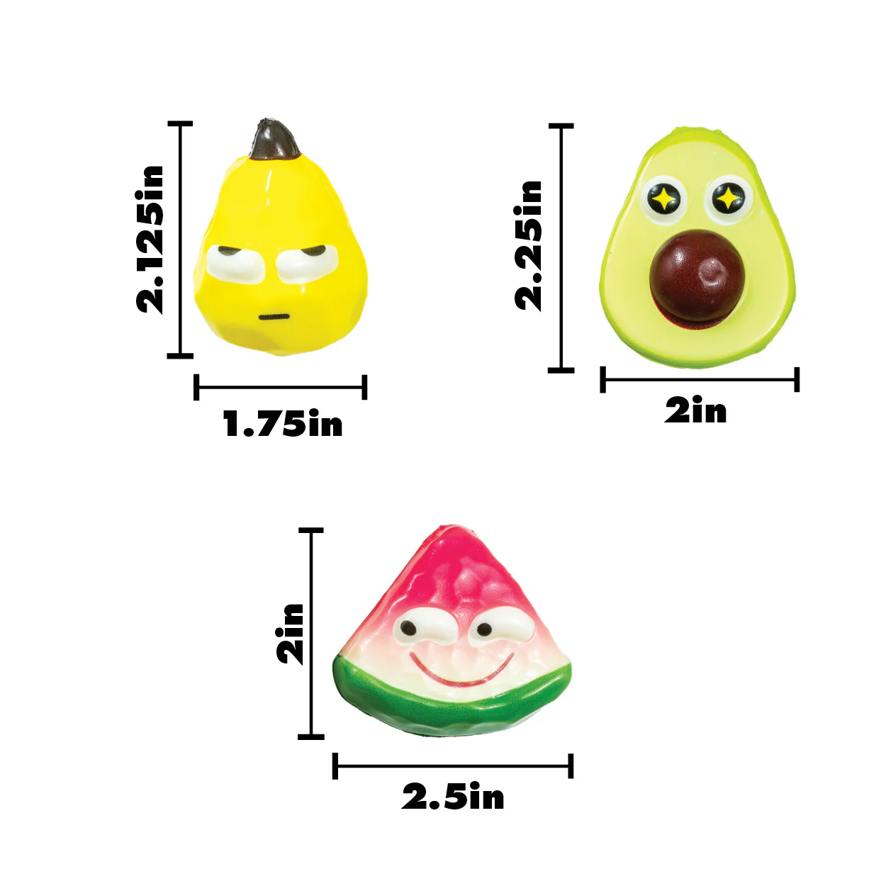 Mini Fruit Squishy Toy - 24 per bag - Image 11