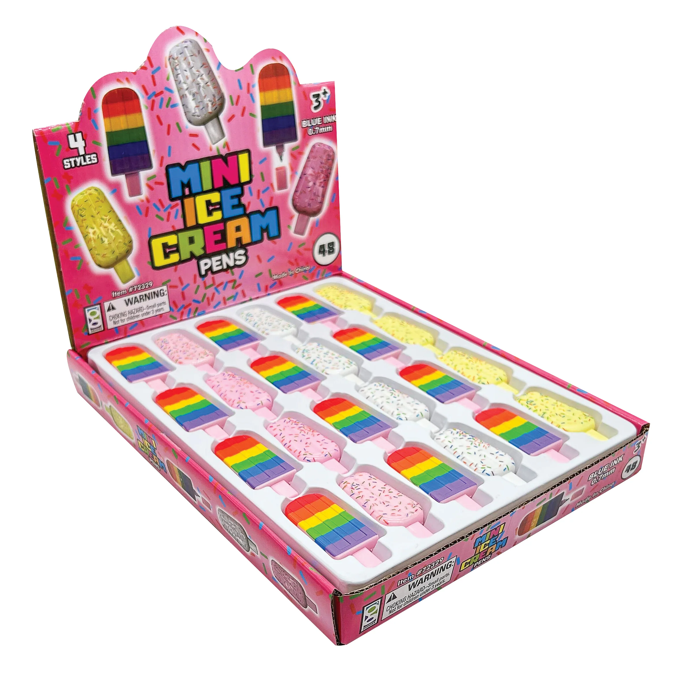 Mini Ice Cream Pens - 48 per display - Image 4