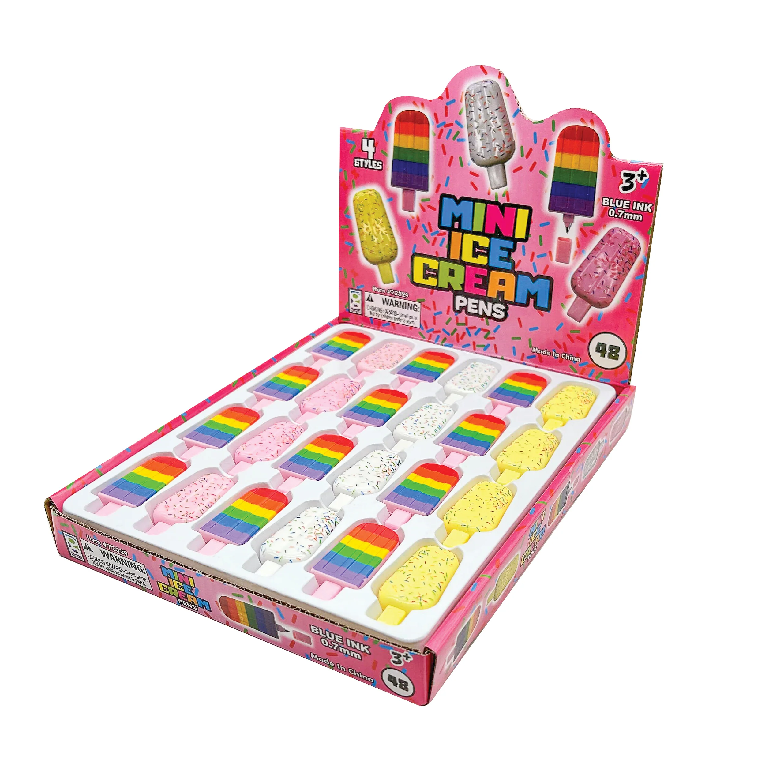 Mini Ice Cream Pens - 48 per display - Image 5