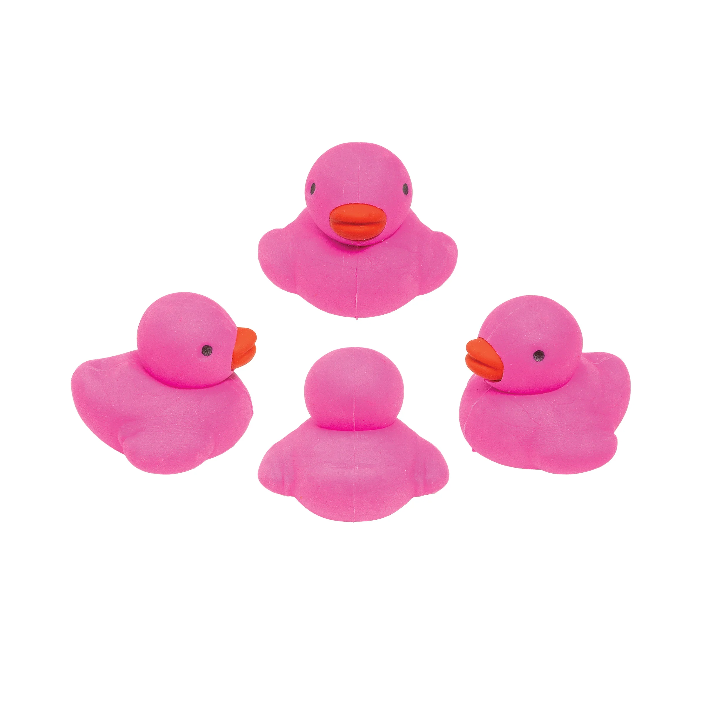 Mini Rubber Duck Eraser Toppers - 48 per Tub - Image 3