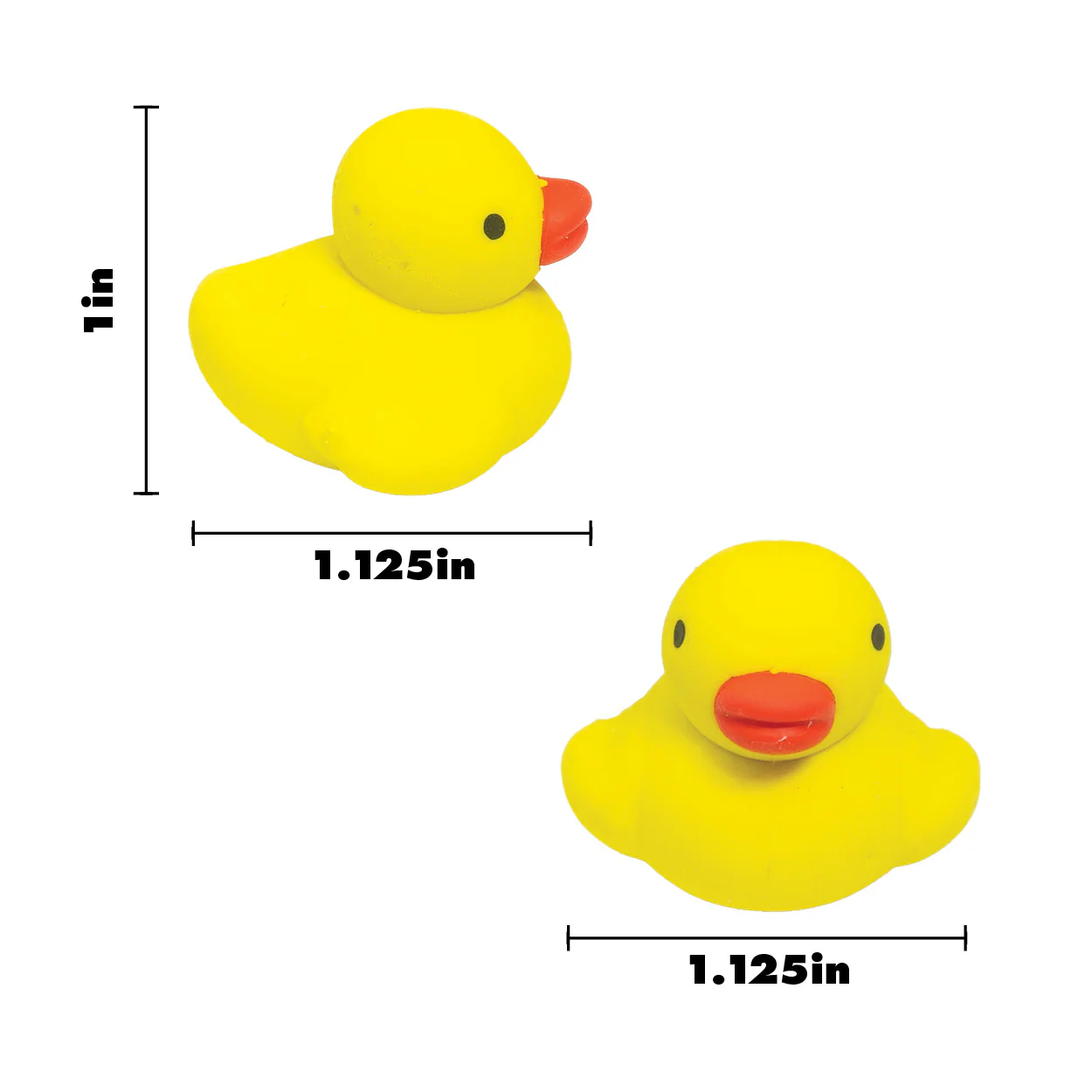 Mini Rubber Duck Eraser Toppers - 48 per Tub - Image 7