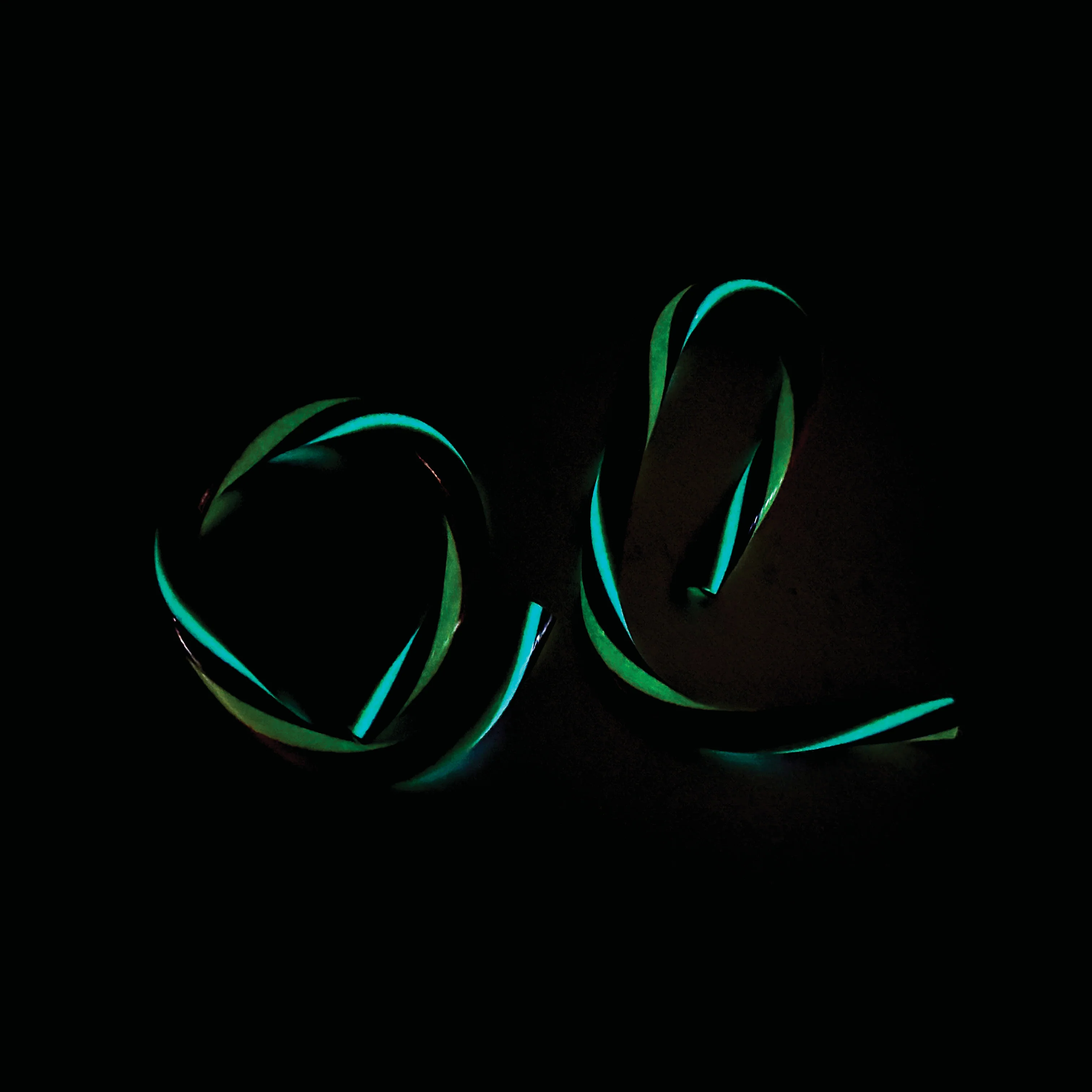 Rainbow Glow-in-the-Dark Noodle Fidget Toys - 12 per bag - Image 3