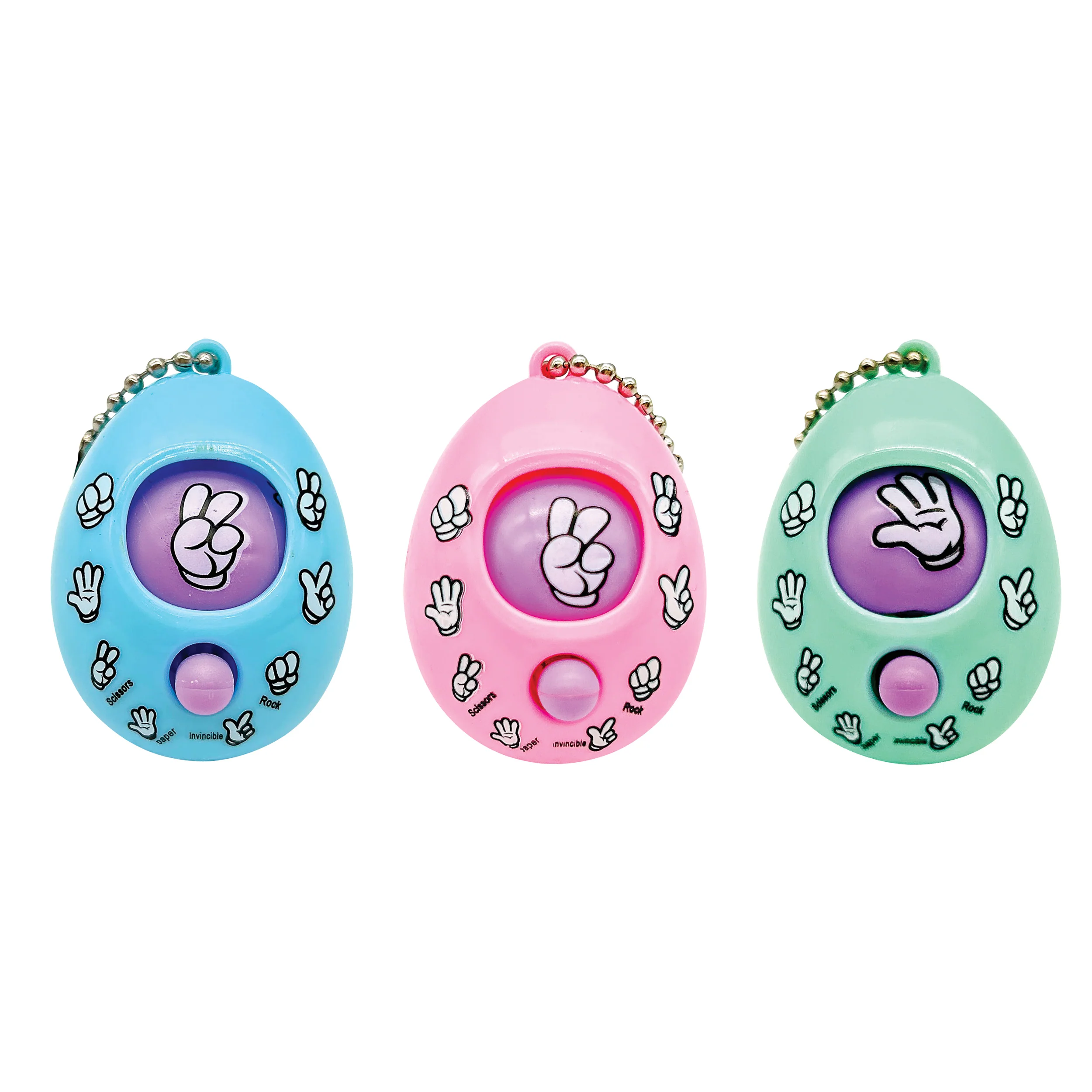 Rock, Paper, Scissors Dynamite Keychain