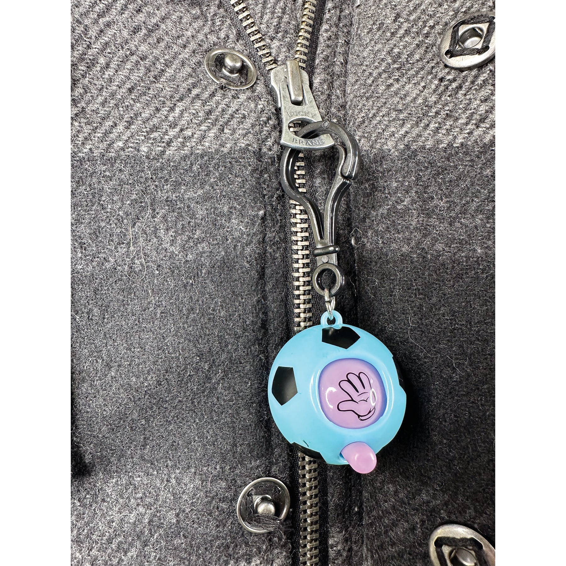Rock, Paper, Scissors, Dynamite Soccer Ball Keychain - 24 per bag - Image 3