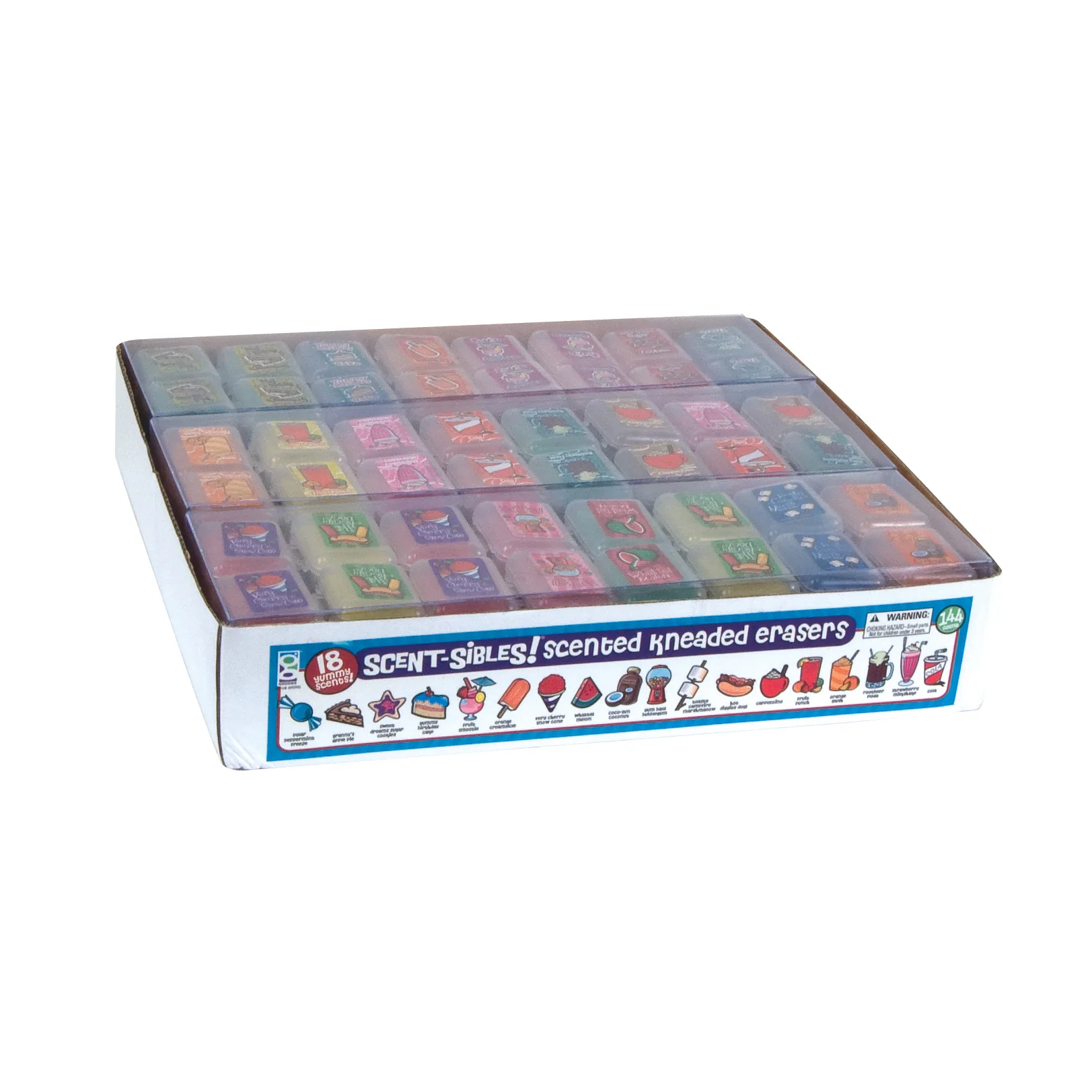 Scent-sibles Kneaded Eraser Assortment - 144 per display - Image 3