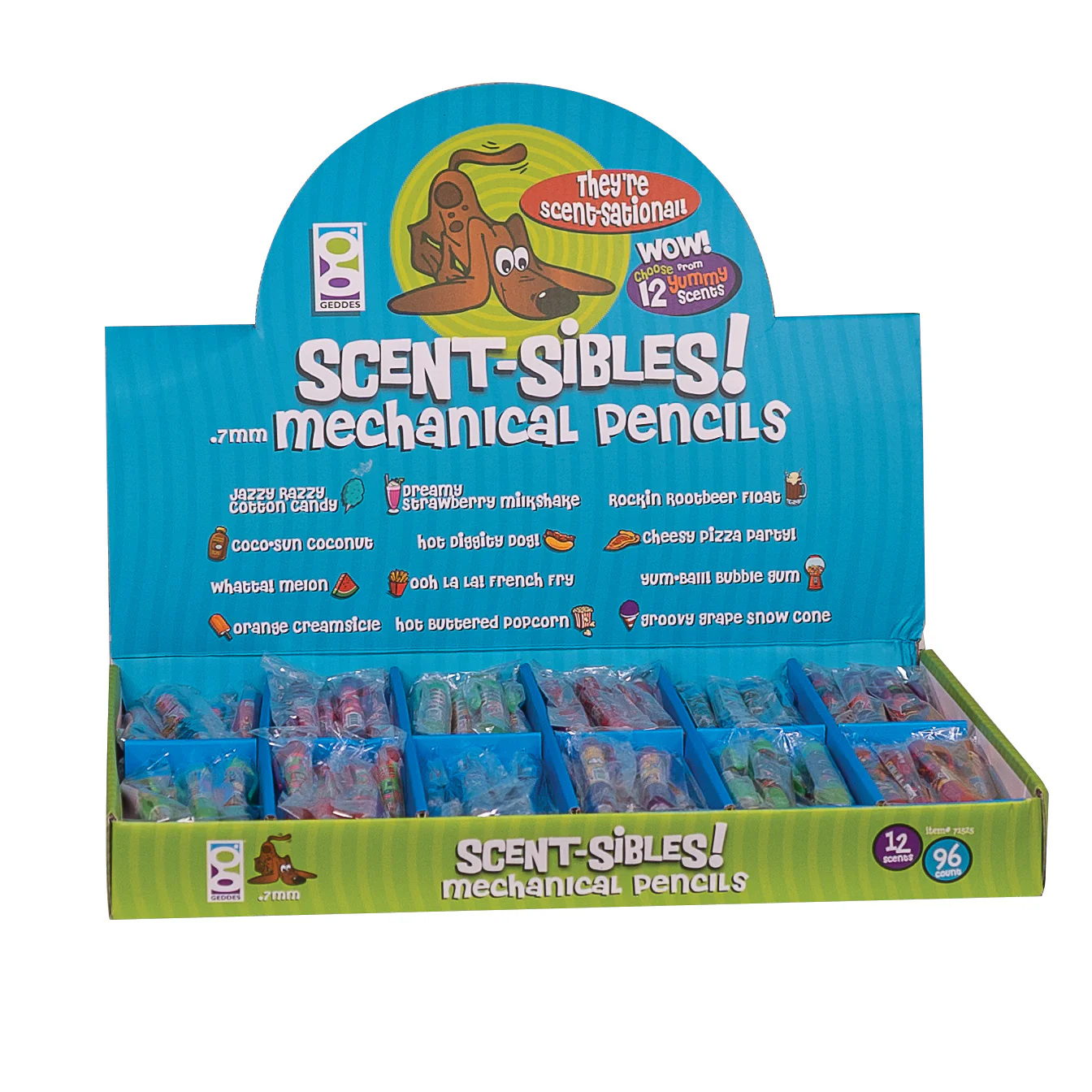 Scent-Sibles Mechanical Pencil Assortment - 96 per display - Image 5