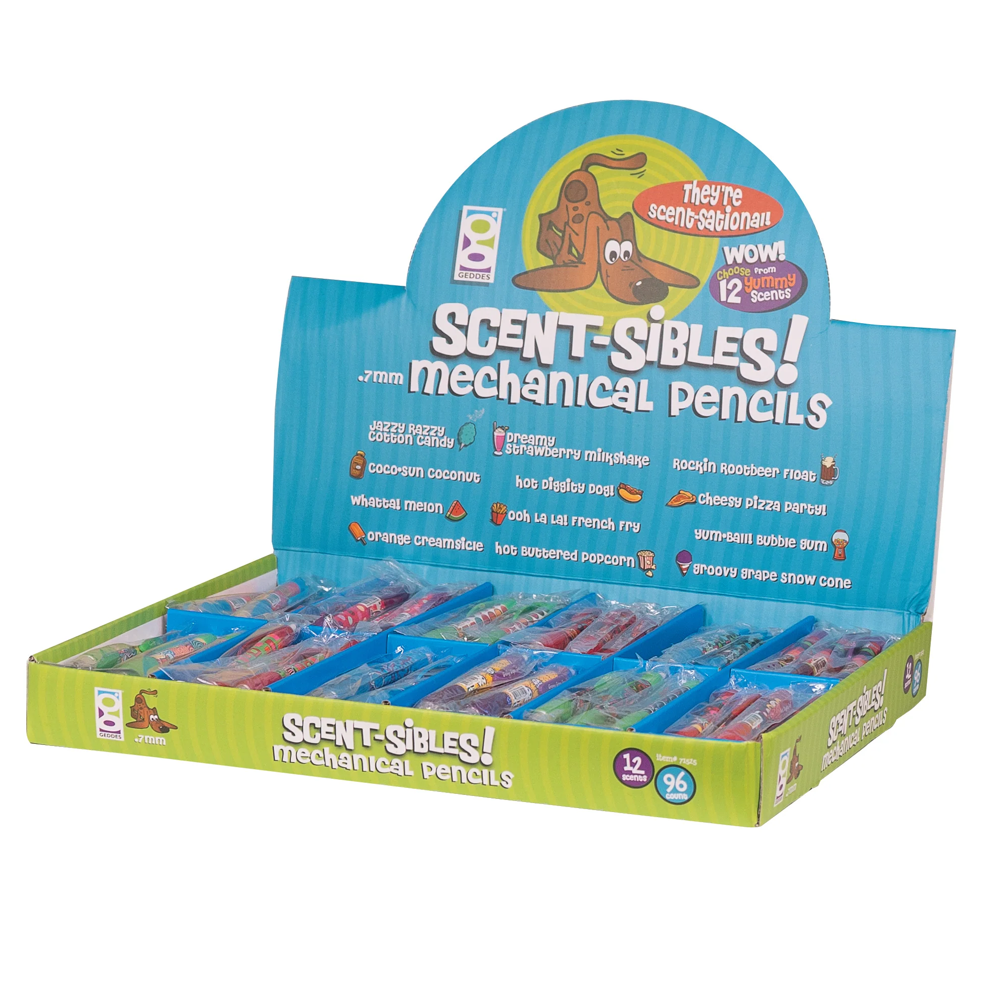 Scent-Sibles Mechanical Pencil Assortment - 96 per display - Image 6