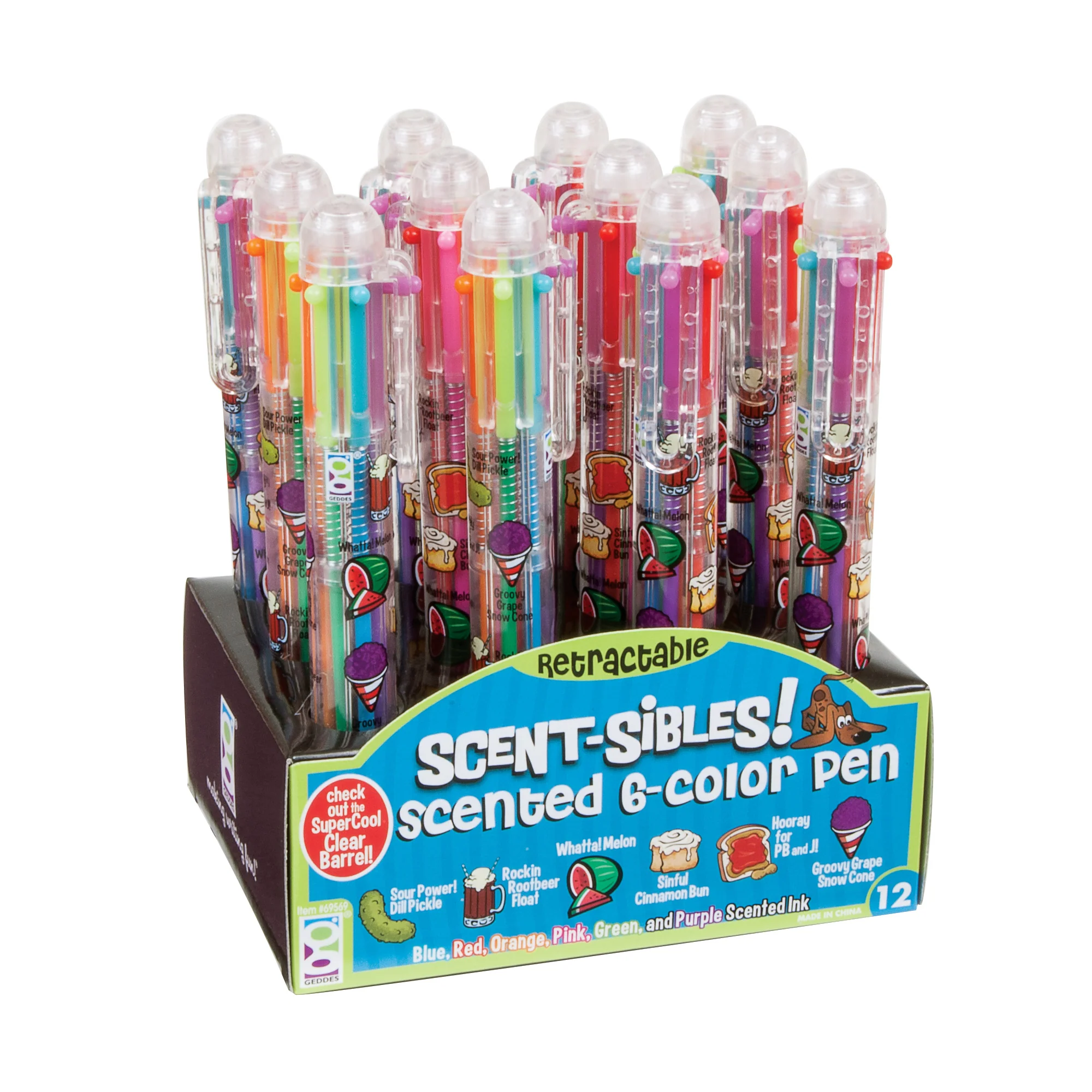 Scent-sibles Scented 6-Color Pens - Image 3