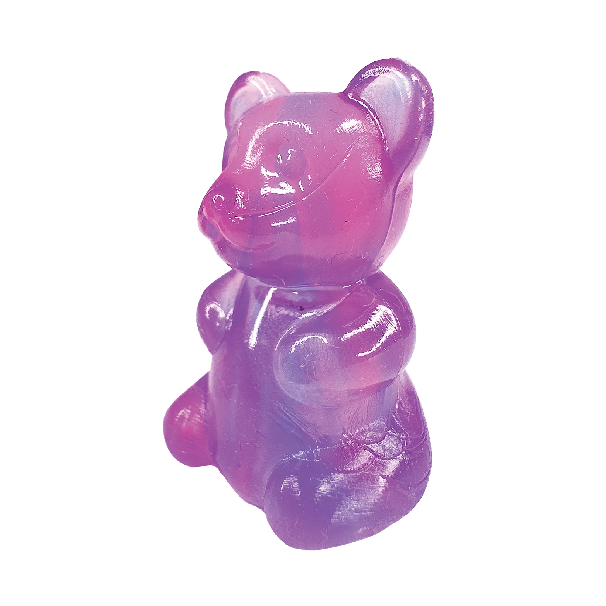 Scented 2-Color Gummy Bear Pencil Toppers - 24 per tub - Image 6