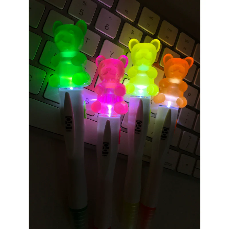 Scented Gummy Bear Light-Up Highlighters - 24 per display - Image 4