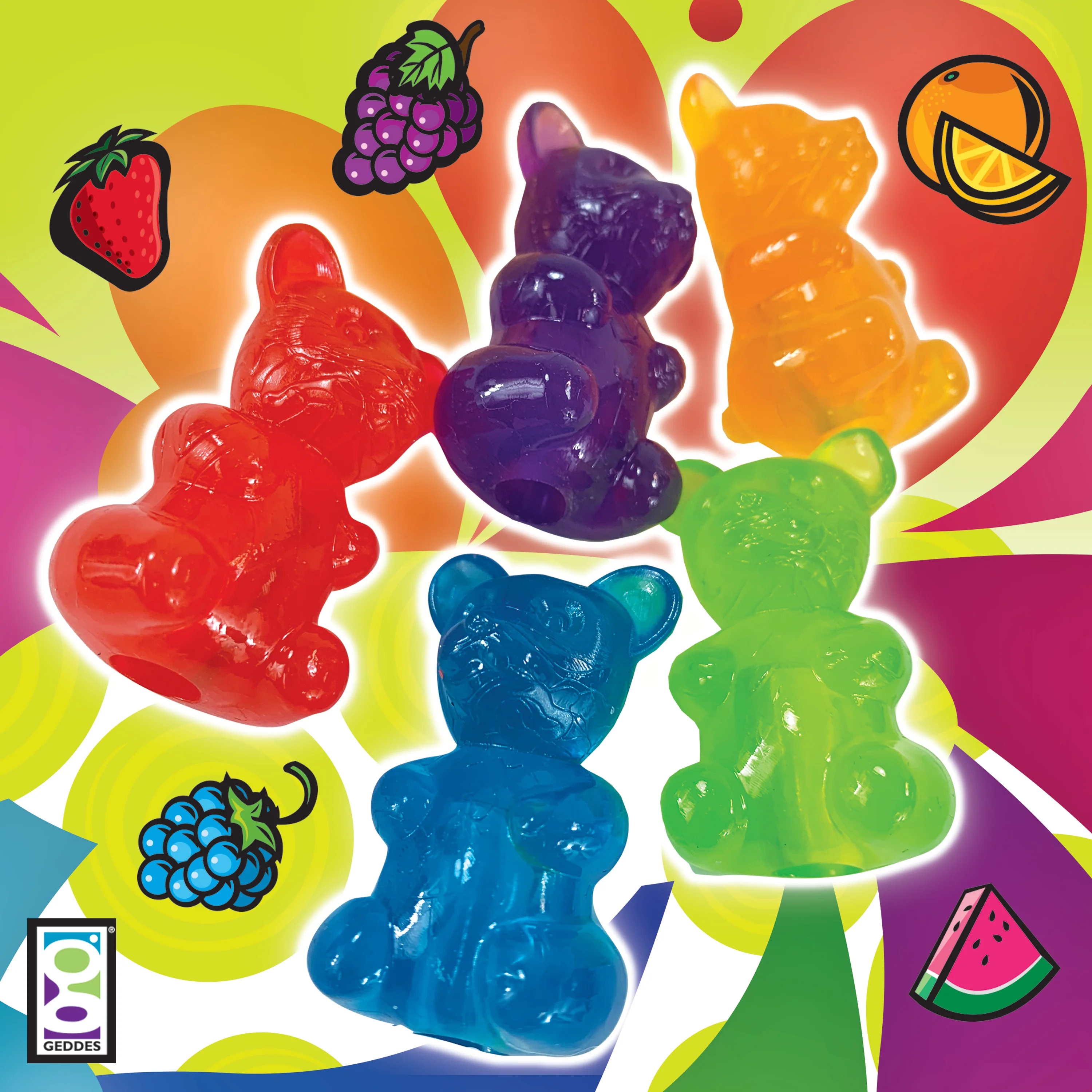 Scented Gummy Bear Pencil Toppers - Image 4