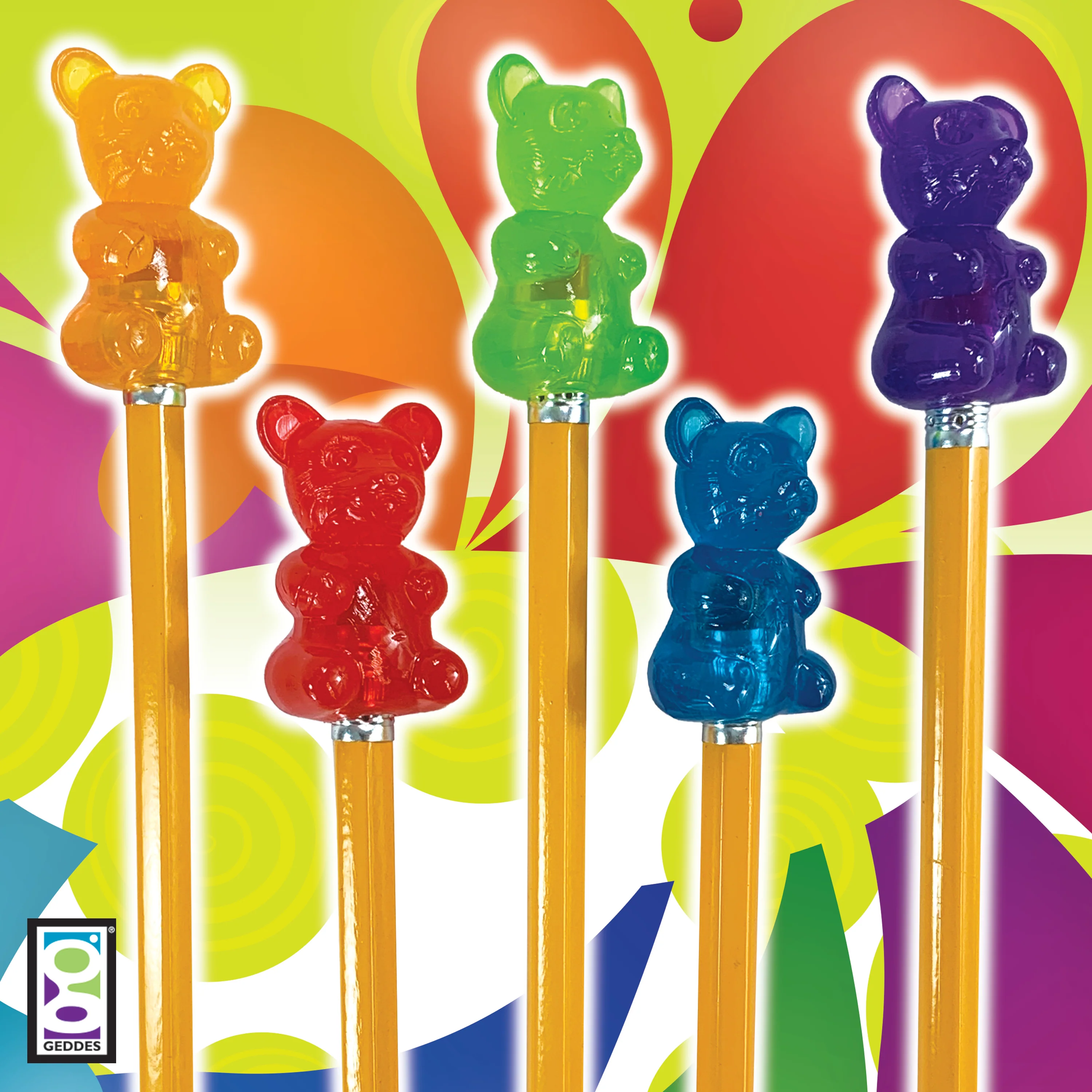 Scented Gummy Bear Pencil Toppers - Image 5