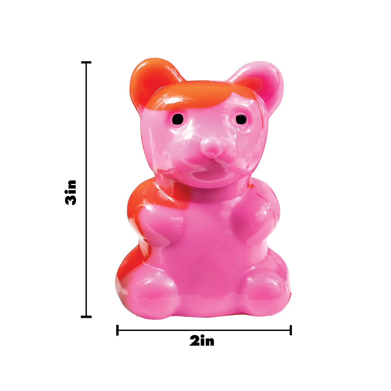 Scented Tie-Dyed Squishy Gummy Bear and Duckie Toys - Image 3