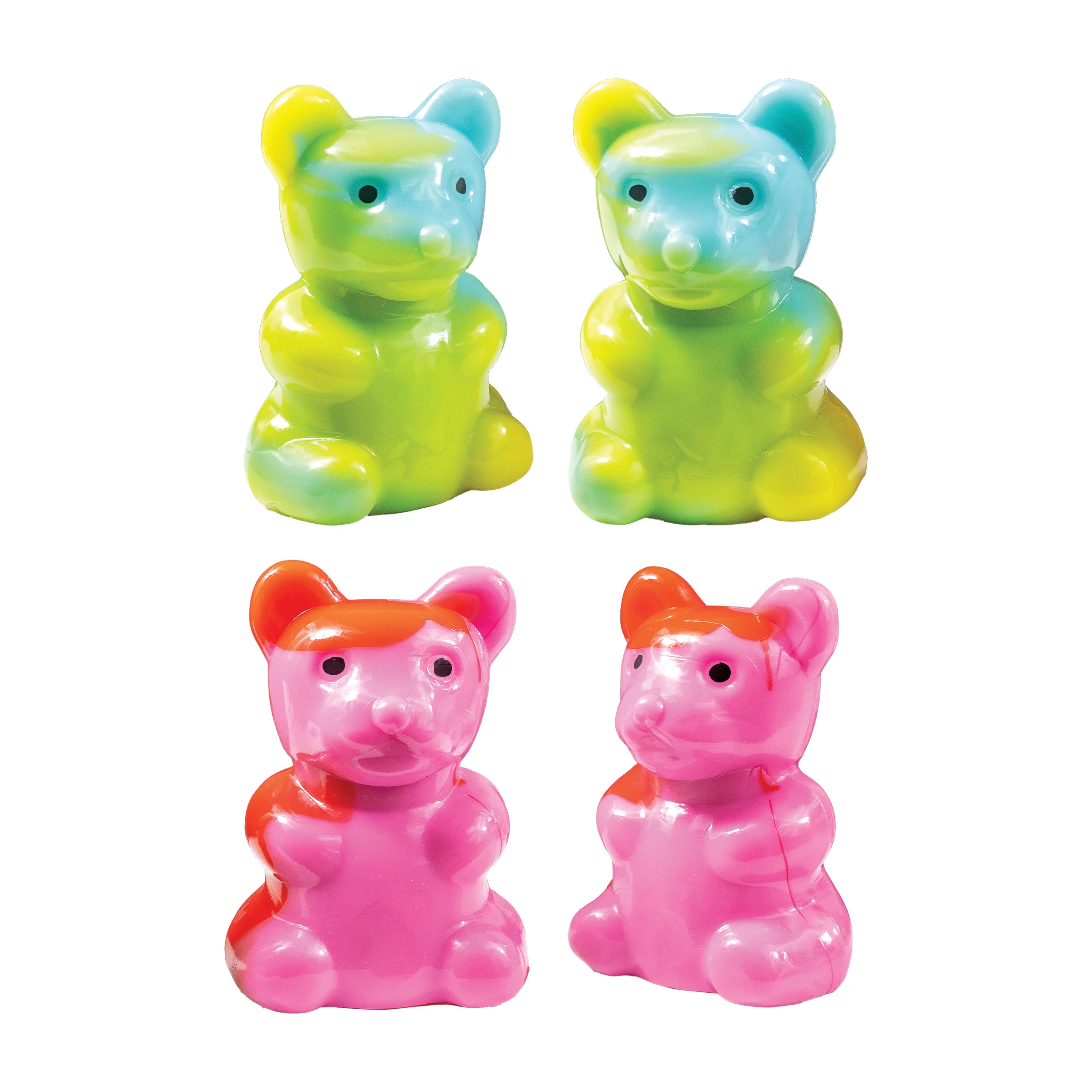 Scented Tie-Dyed Squishy Gummy Bear and Duckie Toys - Image 5