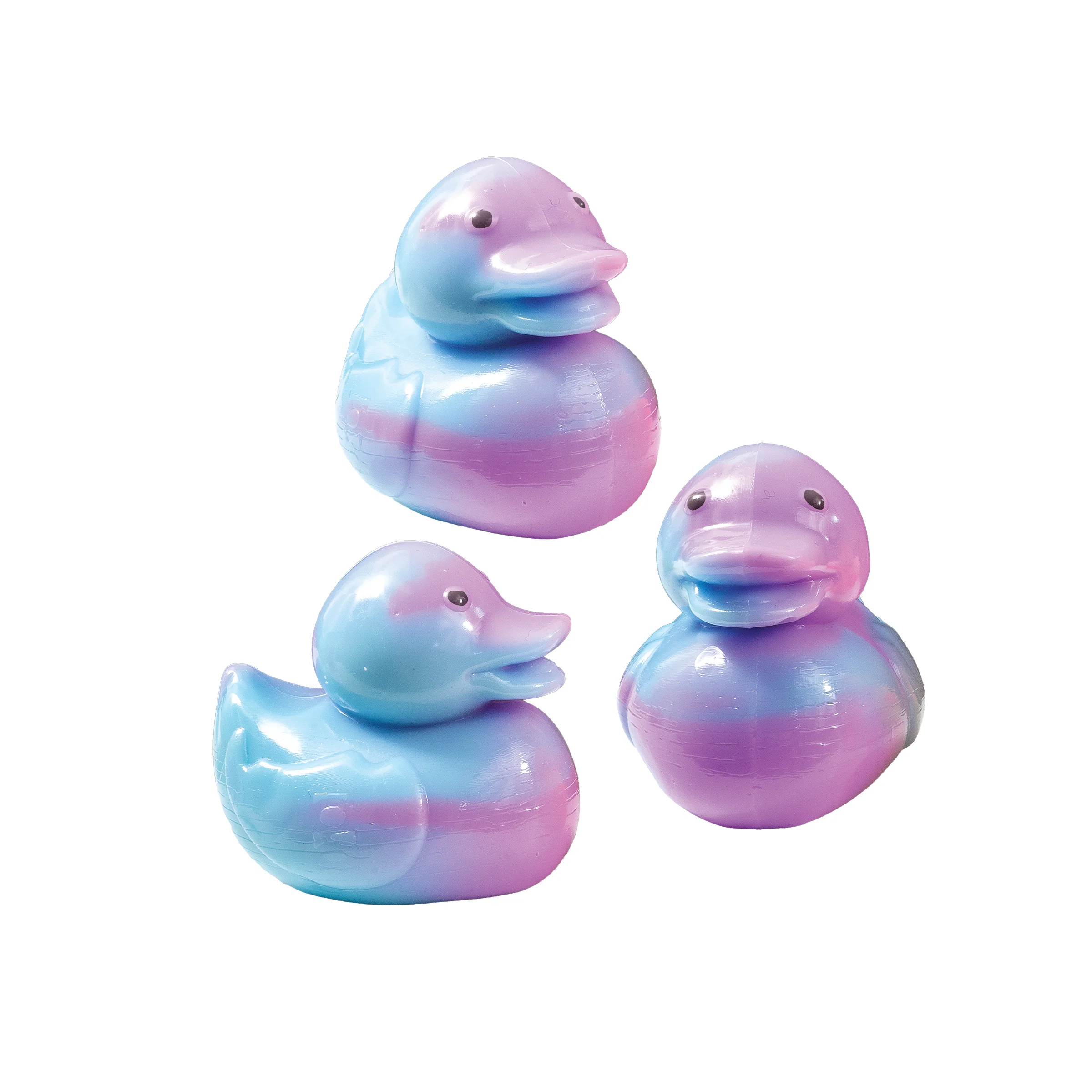 Scented Tie-Dyed Squishy Gummy Bear and Duckie Toys - Image 6
