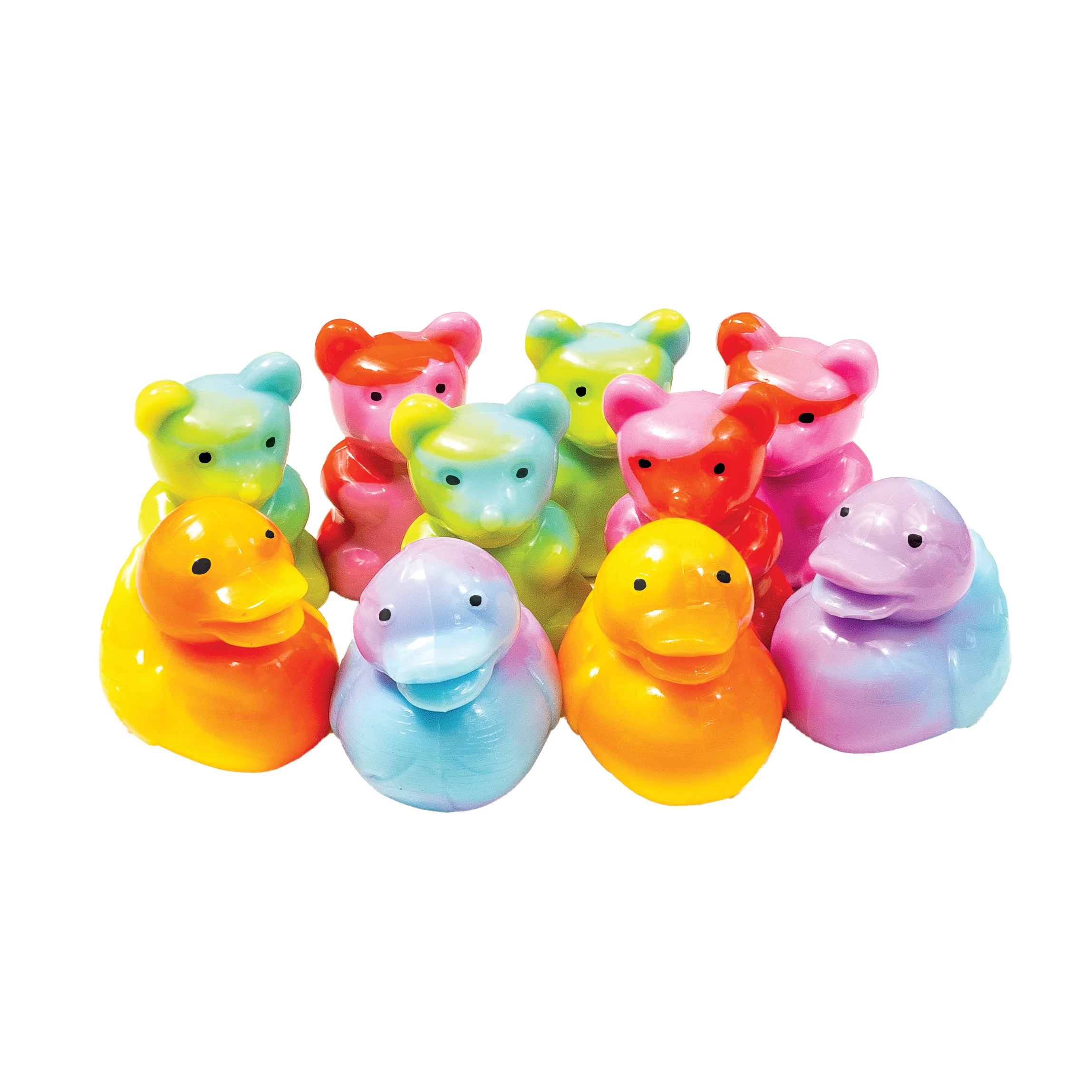 Scented Tie-Dyed Squishy Gummy Bear and Duckie Toys - Image 7