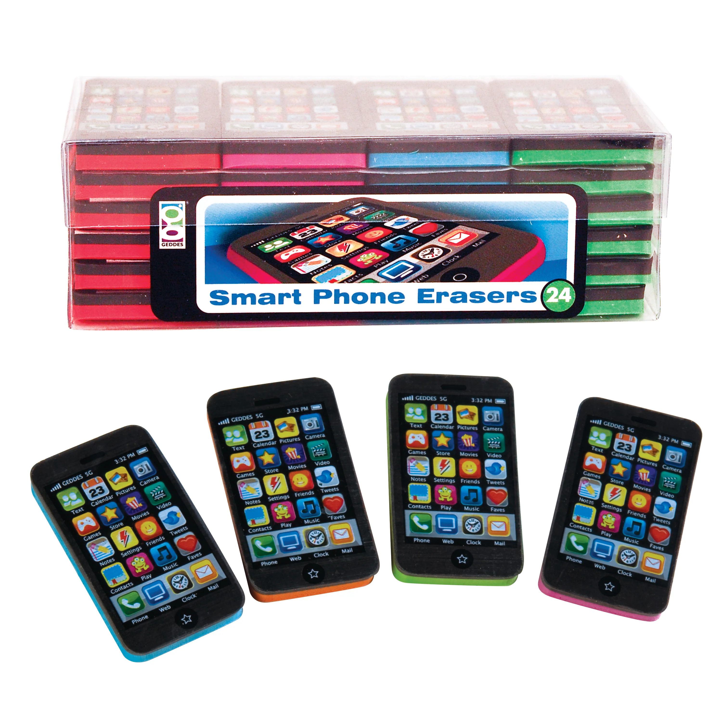 Smart Phone Erasers - 24 per display - Image 2