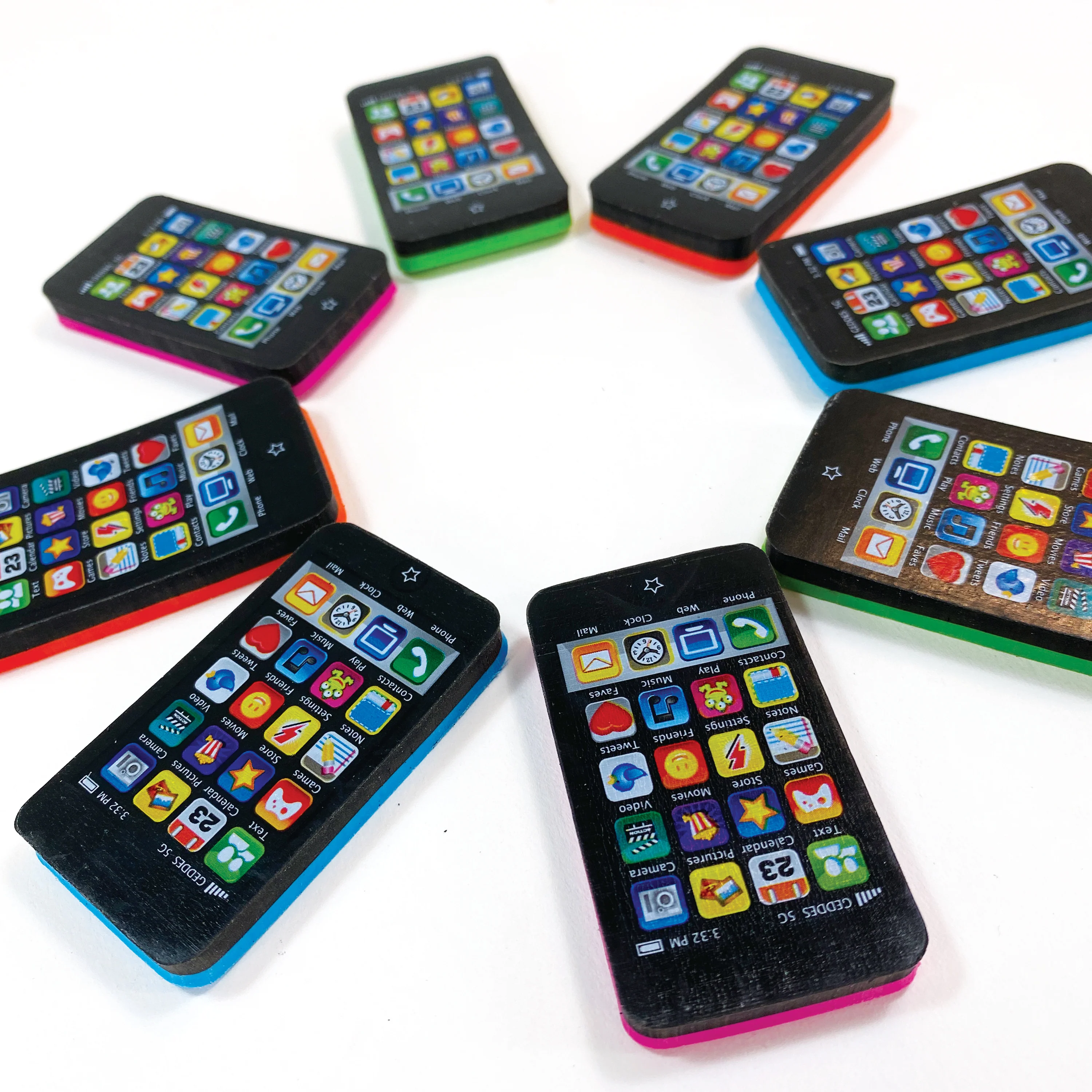 Smart Phone Erasers - 24 per display - Image 4