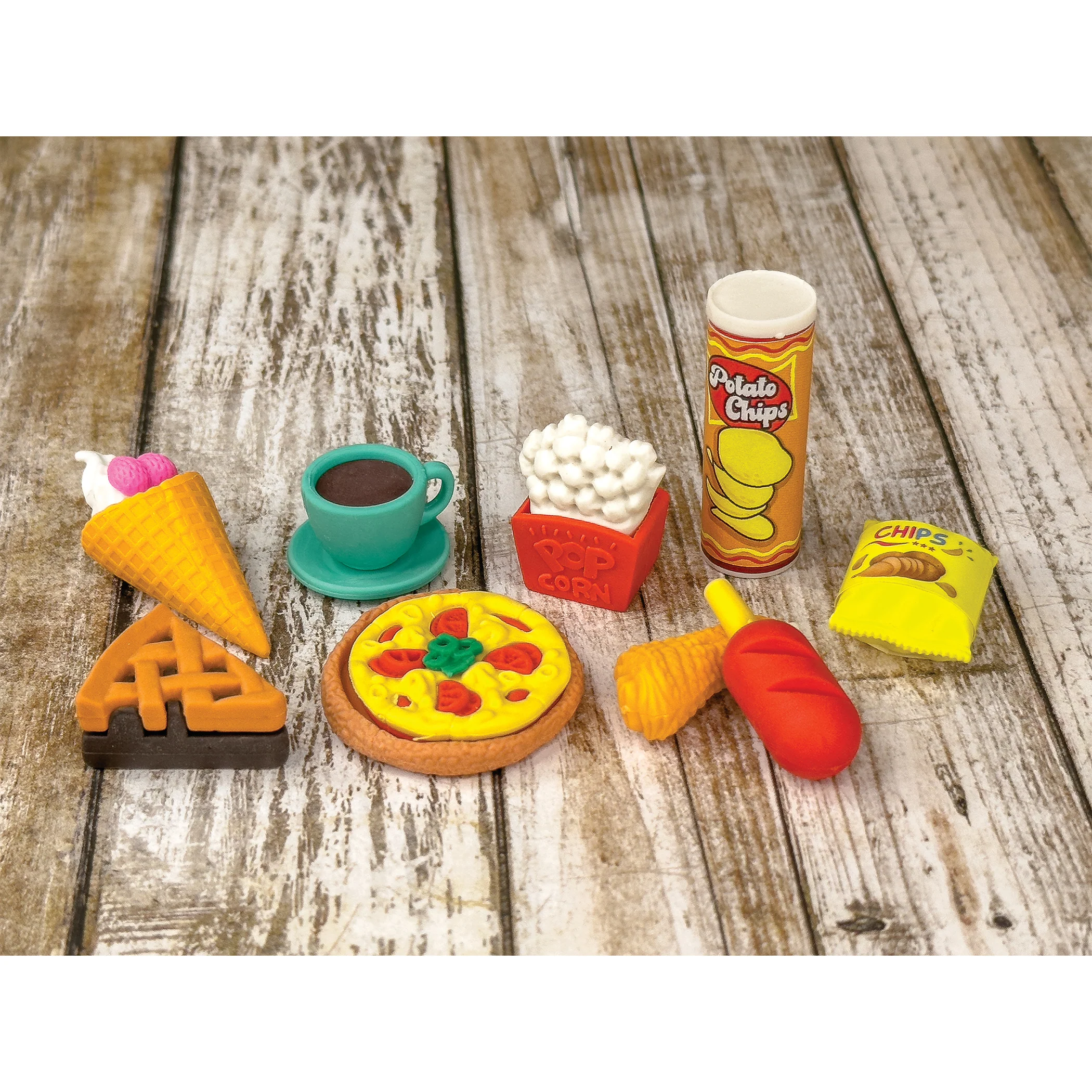 Snack Attack II 3D Erasers - 54 per bag - Image 3