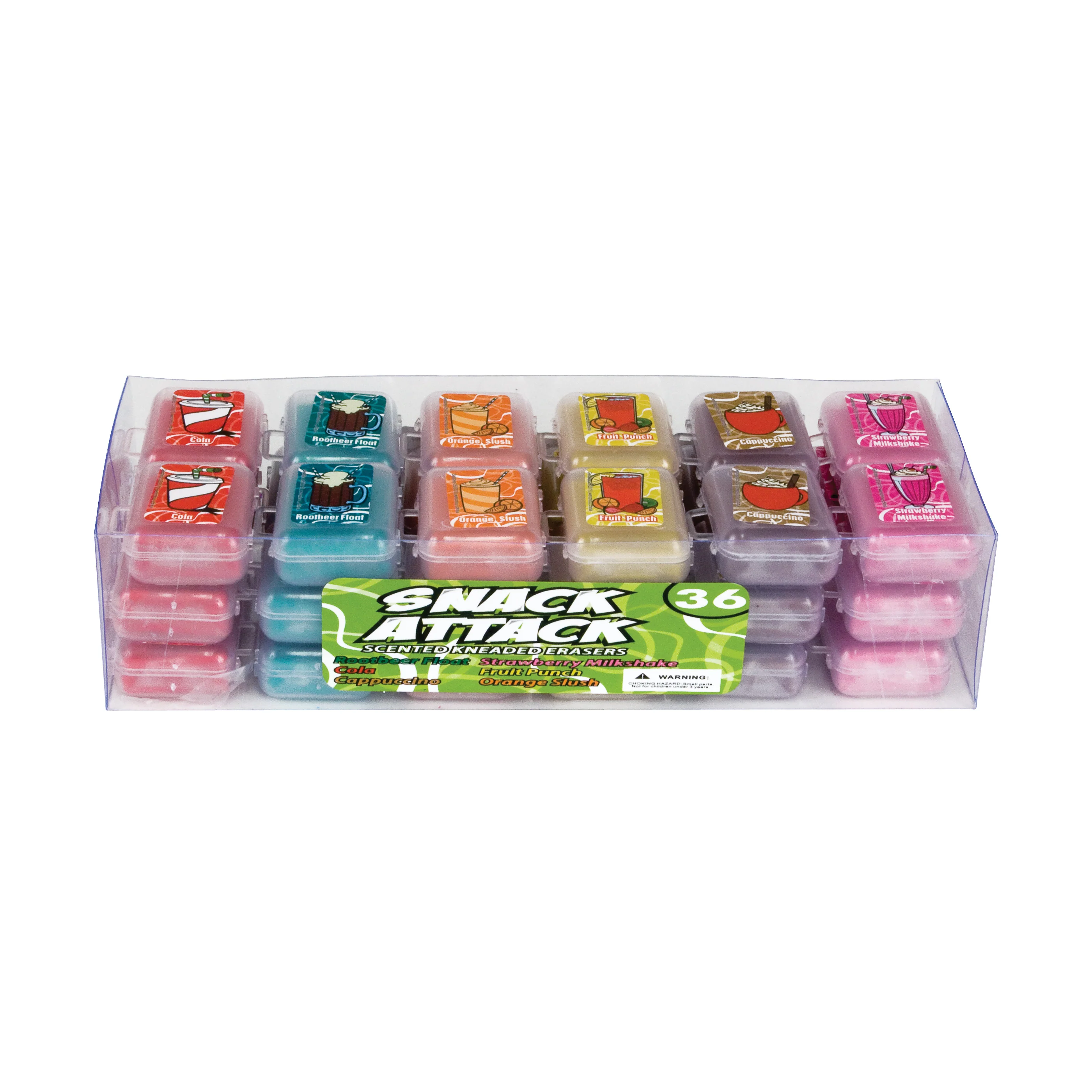 Snack Attack Scented Kneaded Erasers - 36 per display - Image 6