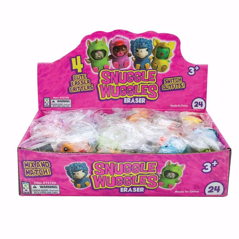 Snuggle Wuggles Erasers - 24 per display - Image 2