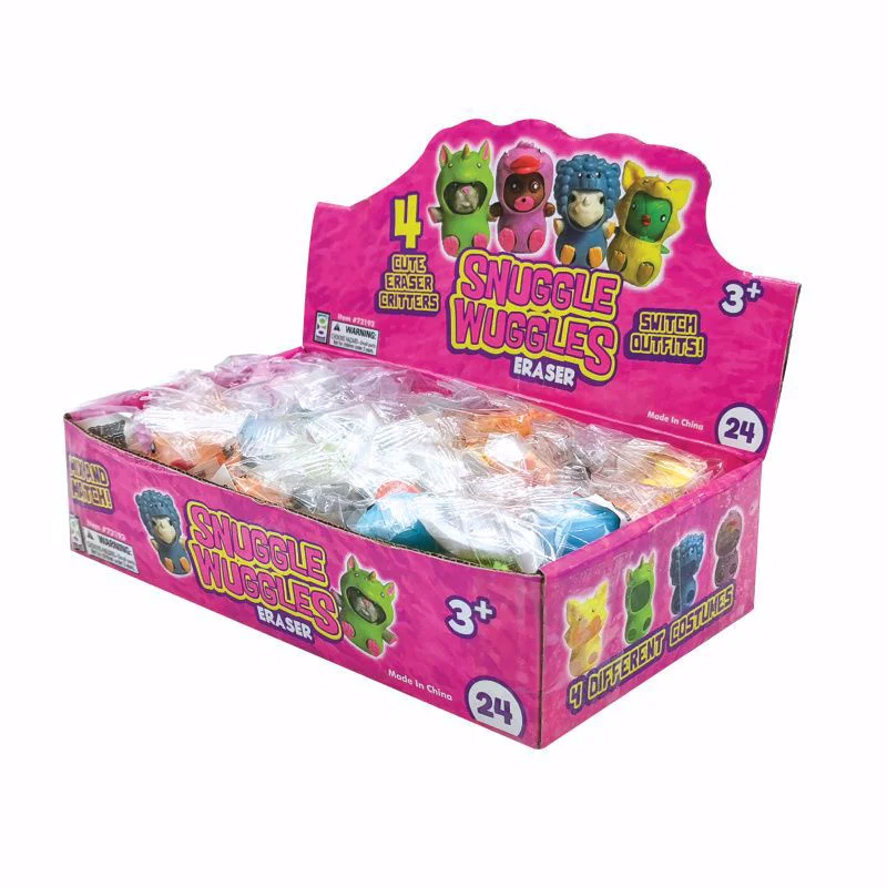 Snuggle Wuggles Erasers - 24 per display - Image 4