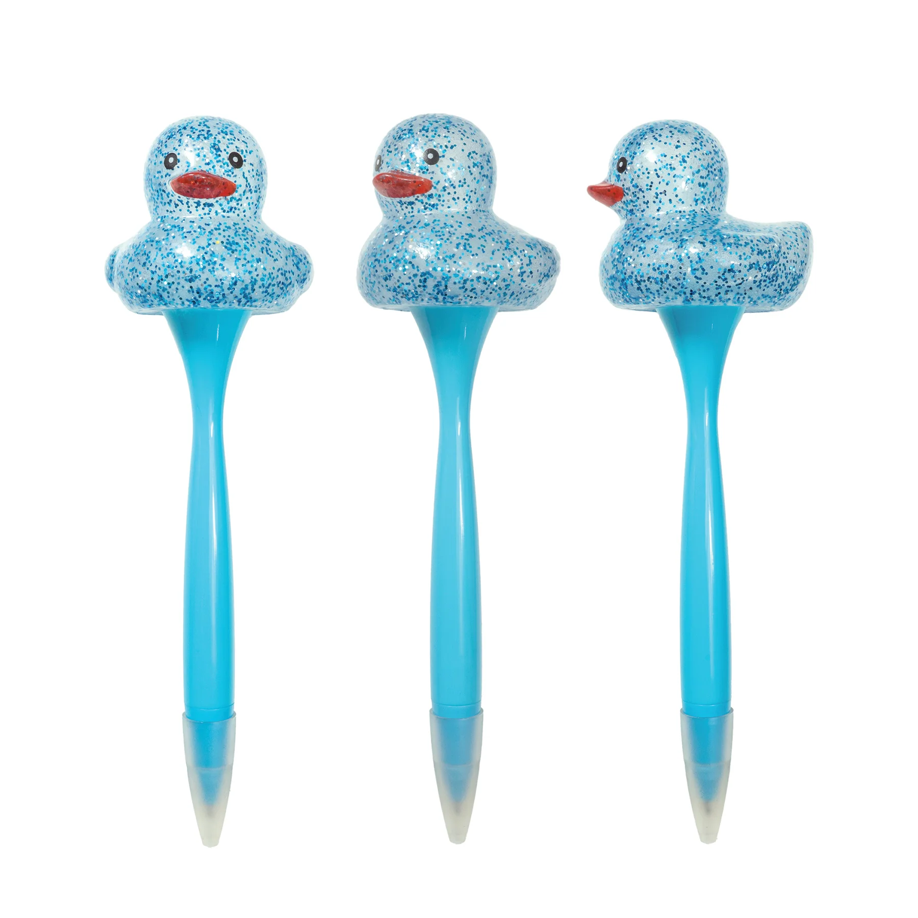 Sparkle & Squeeze Rubber Duck Pens - 12 per tub - Image 5