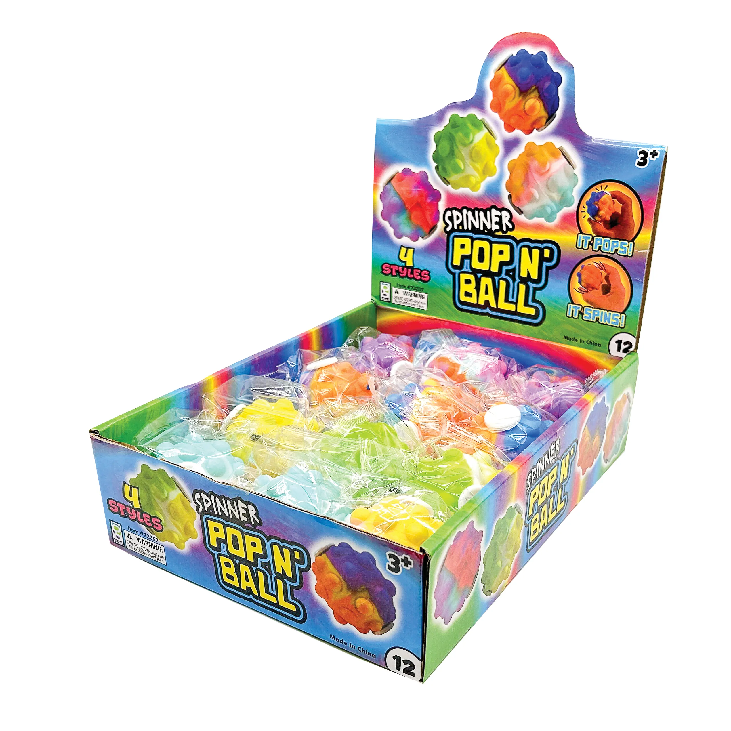 Spinner Pop ‘N’ Balls - 12 per display - Image 6