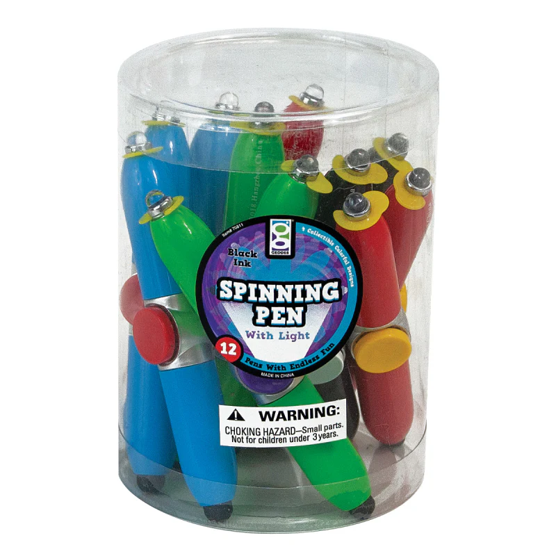 Spinning Pens with Lights - 12 per tub - Image 7