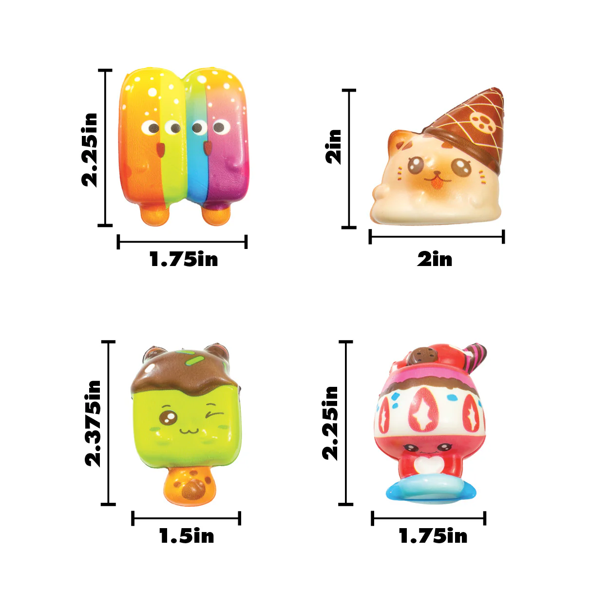 Sweet Squeeze Squishy Pals Toys - 24 per display - Image 10