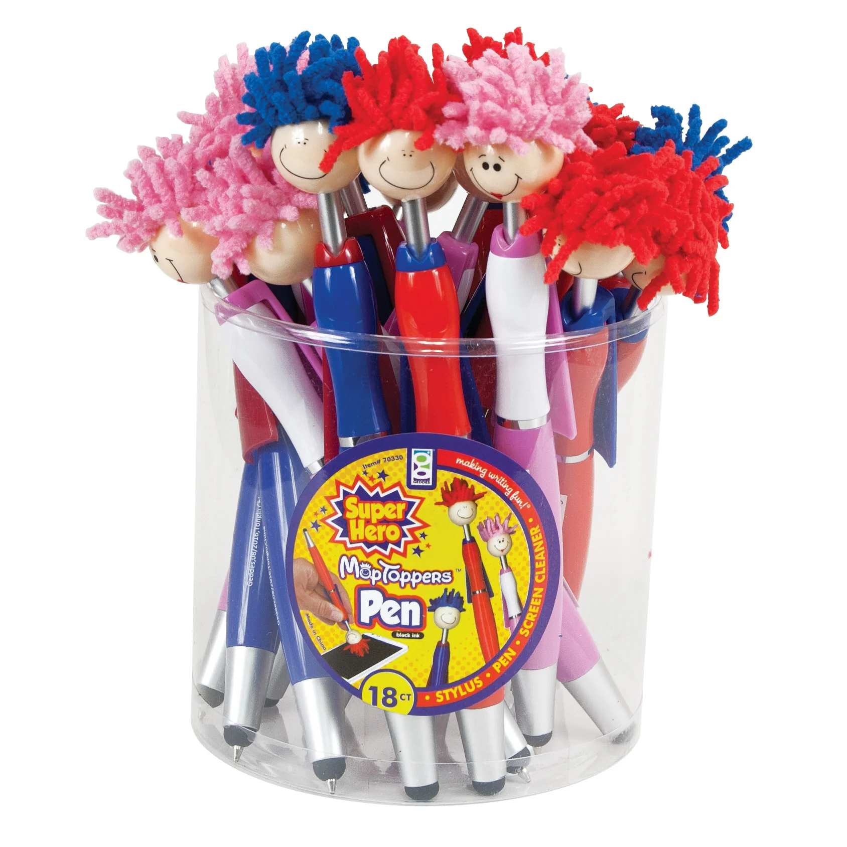 Super Hero MopToppers™ Stylus Pens - 18 per tub - Image 5