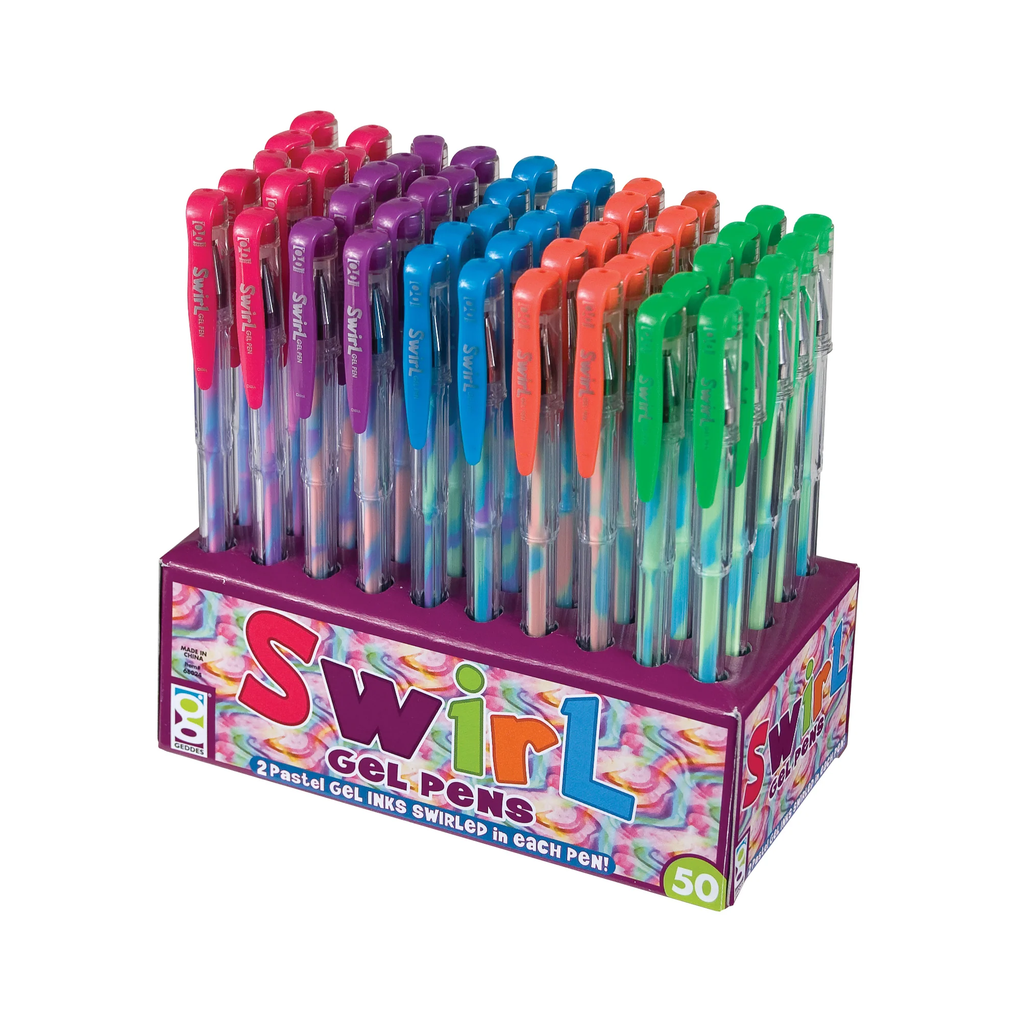 Swirl Gel Pens - 50 per display - Image 3