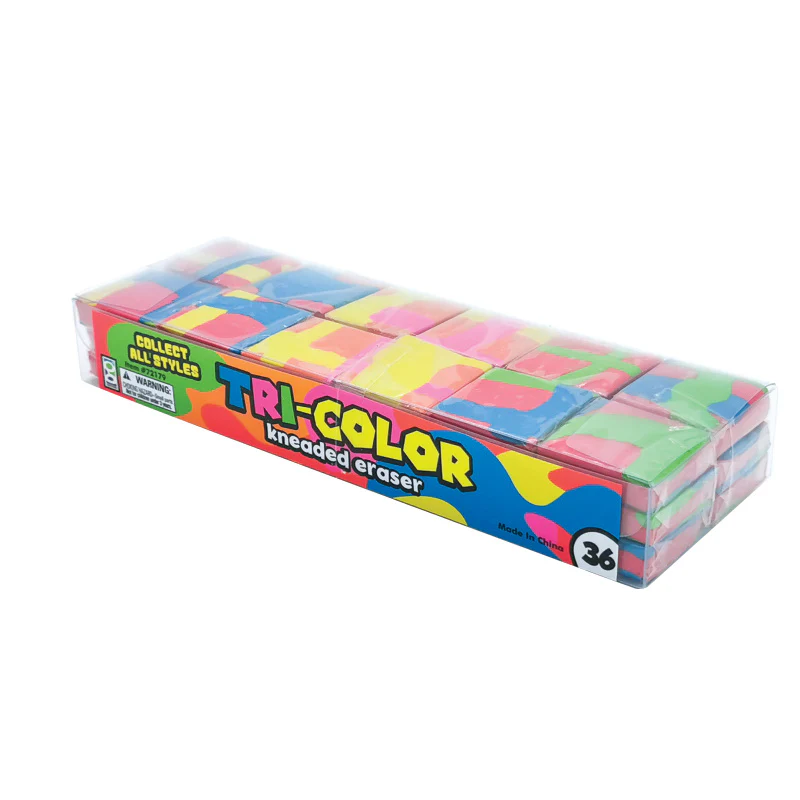 Tri-Color Kneaded Eraser - 36 per display - Image 3